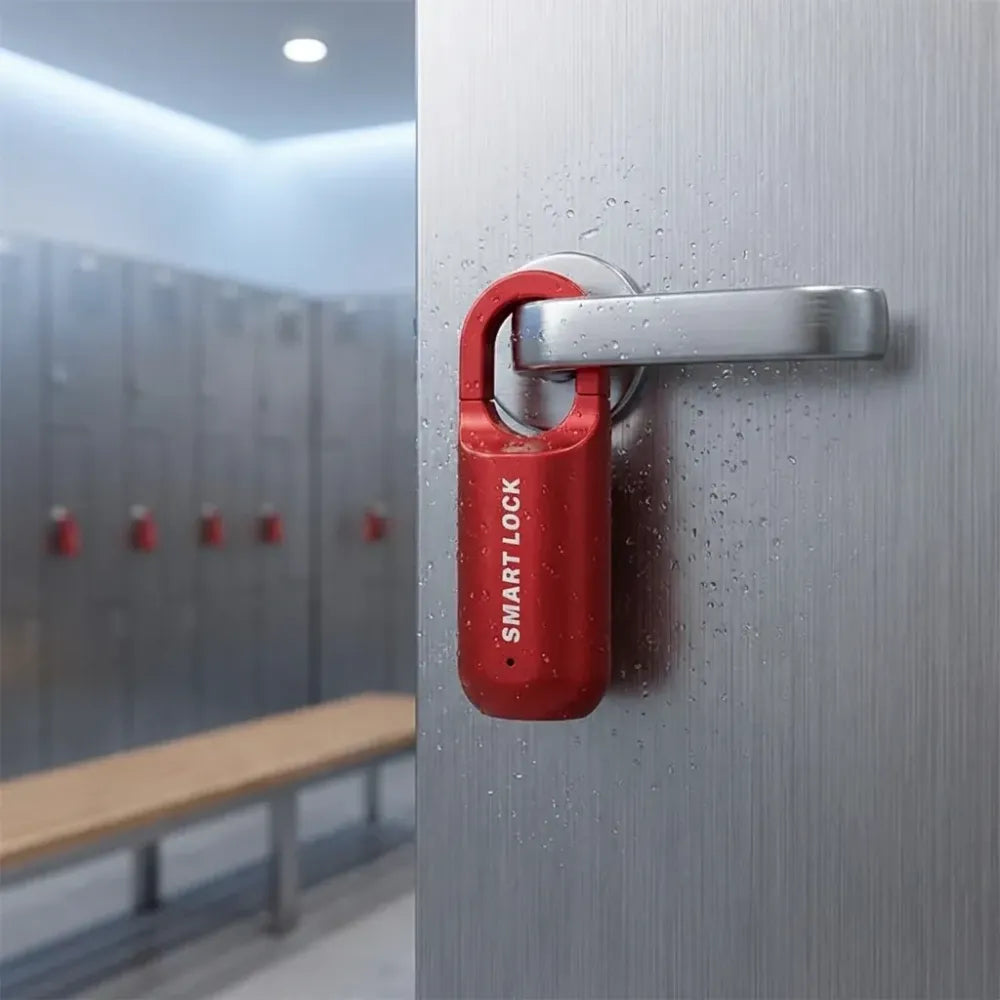 Keyless fingerprint padlock – secure & portable - home improvement