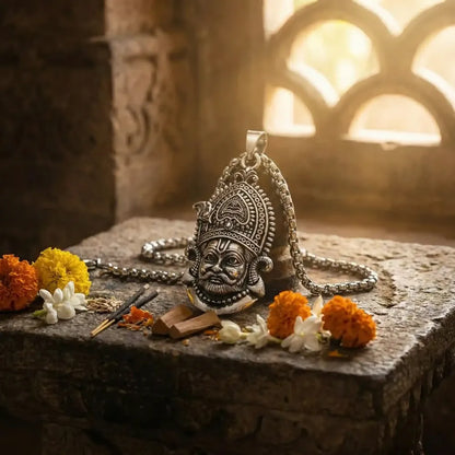 Khatu shyam maharaj pendant with chain