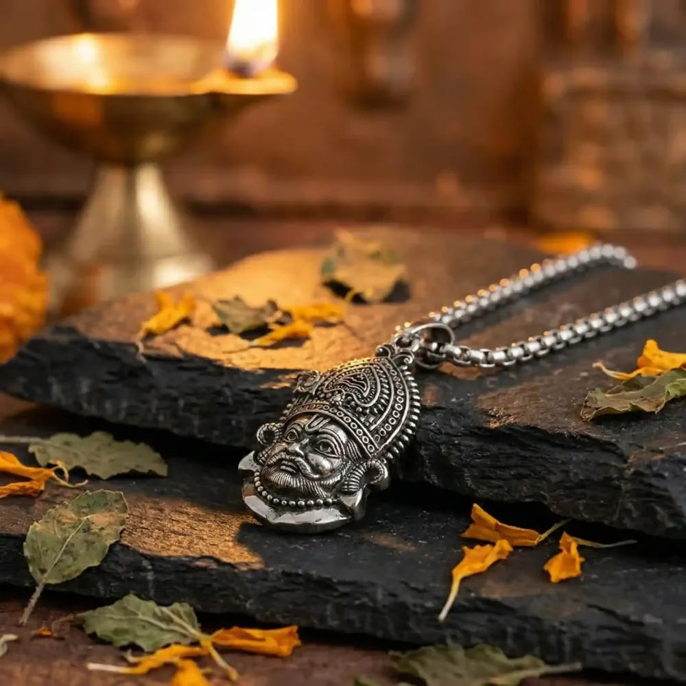 Khatu shyam maharaj pendant with chain