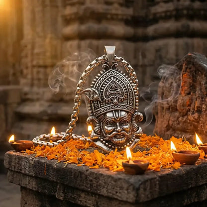 Khatu shyam maharaj pendant with chain