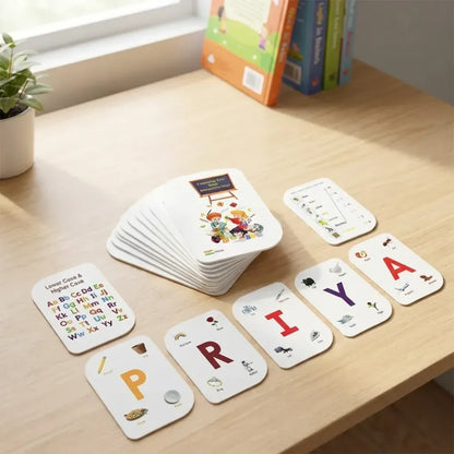 Kidkraft early learner 32-piece alphabet flash cards set - home & kitchen