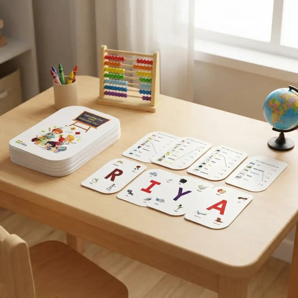 Kidkraft early learner 32-piece alphabet flash cards set - home & kitchen