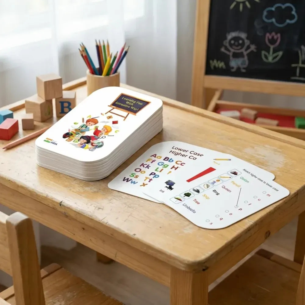 Kidkraft early learner 32-piece alphabet flash cards set - home & kitchen