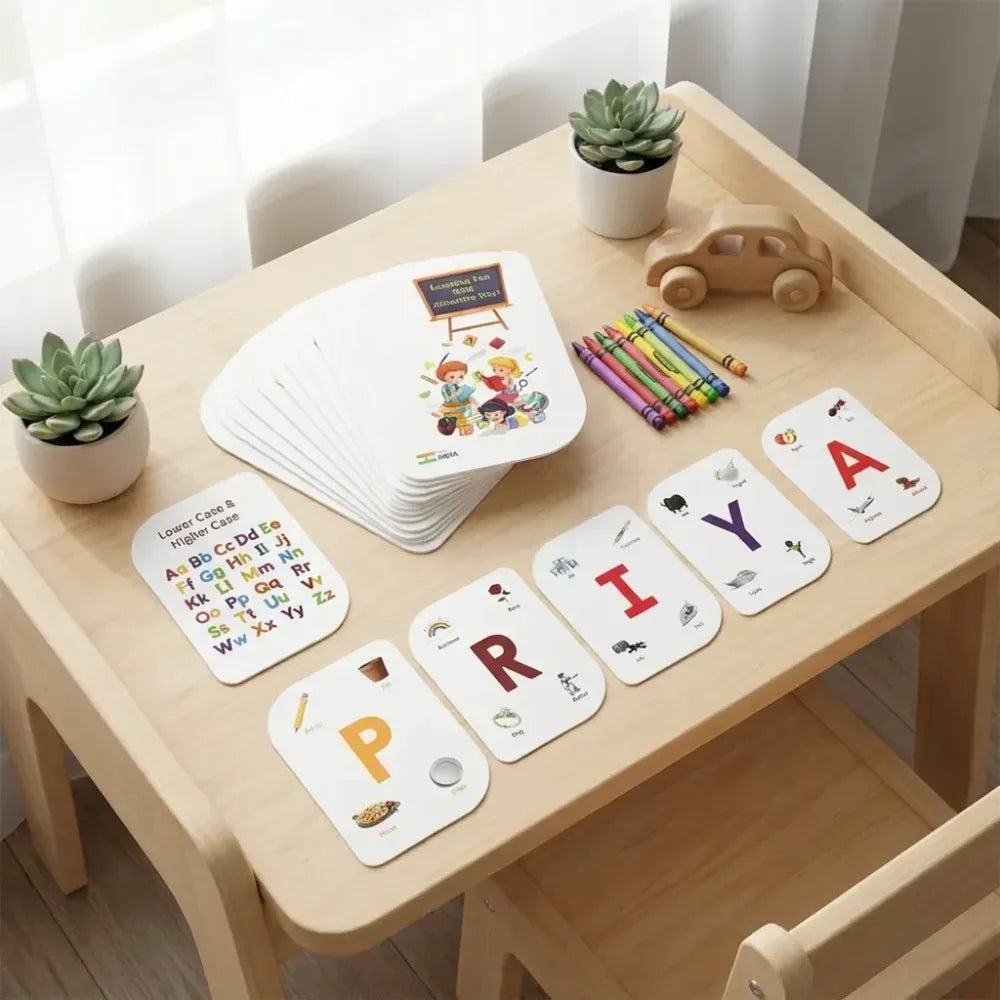Kidkraft early learner 32-piece alphabet flash cards set - home & kitchen