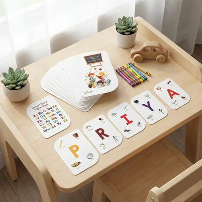 Kidkraft early learner 32-piece alphabet flash cards set - home & kitchen