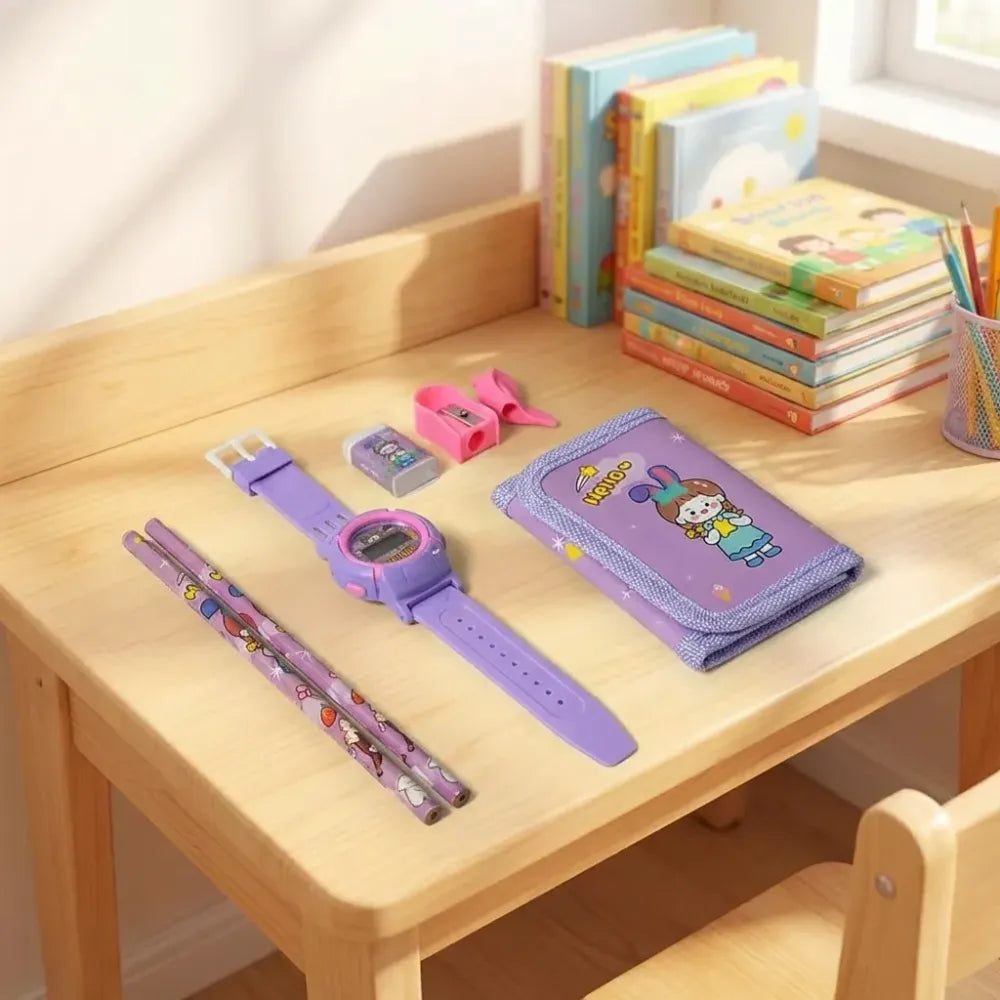 Kids 7-in-1 stationery set - office