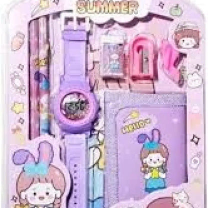 Kids 7-in-1 stationery set - office