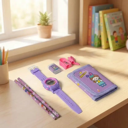 Kids 7-in-1 stationery set - office