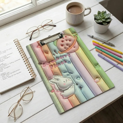 Kids cartoon clipboard pad - office