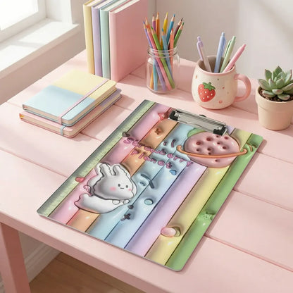 Kids cartoon clipboard pad - office
