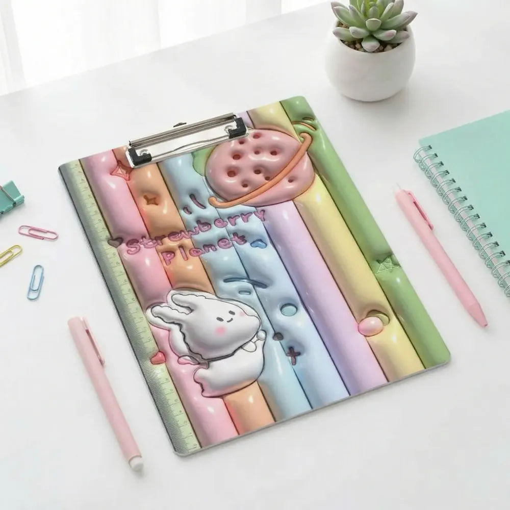 Kids cartoon clipboard pad - office