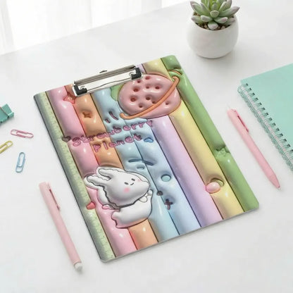 Kids cartoon clipboard pad - office