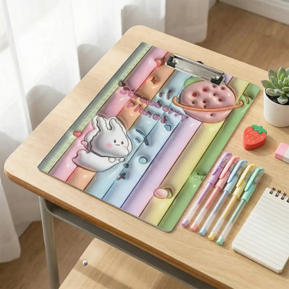 Kids cartoon clipboard pad - office