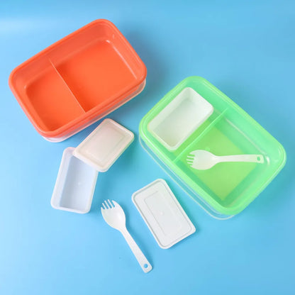 Kids cartoon printed lunch box mix design (1 set) - home & kitchen