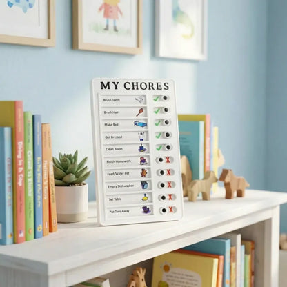 Kids’ chore planning board - toys