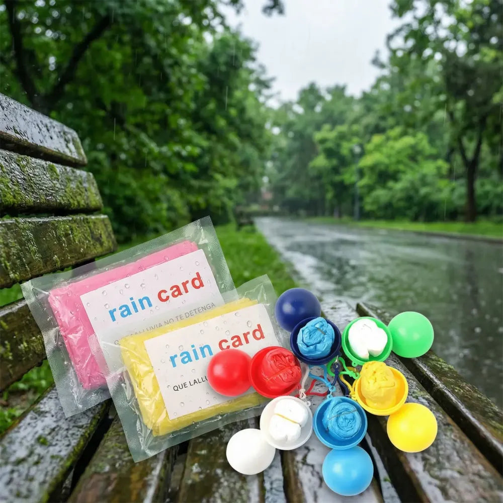 Kids’ emergency raincoat ball - home improvement