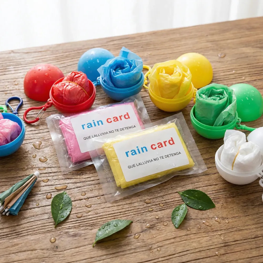 Kids’ emergency raincoat ball - home improvement