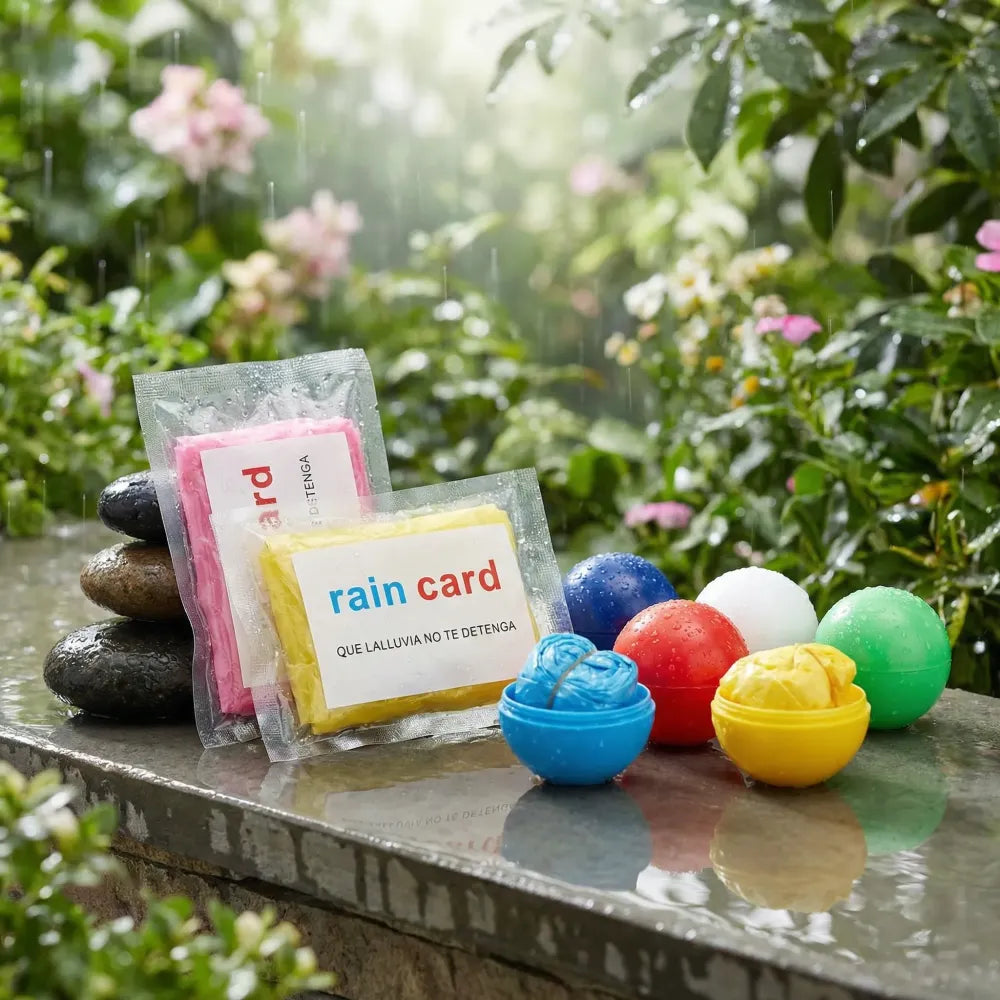 Kids’ emergency raincoat ball - home improvement