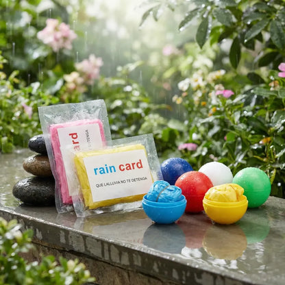 Kids’ emergency raincoat ball - home improvement