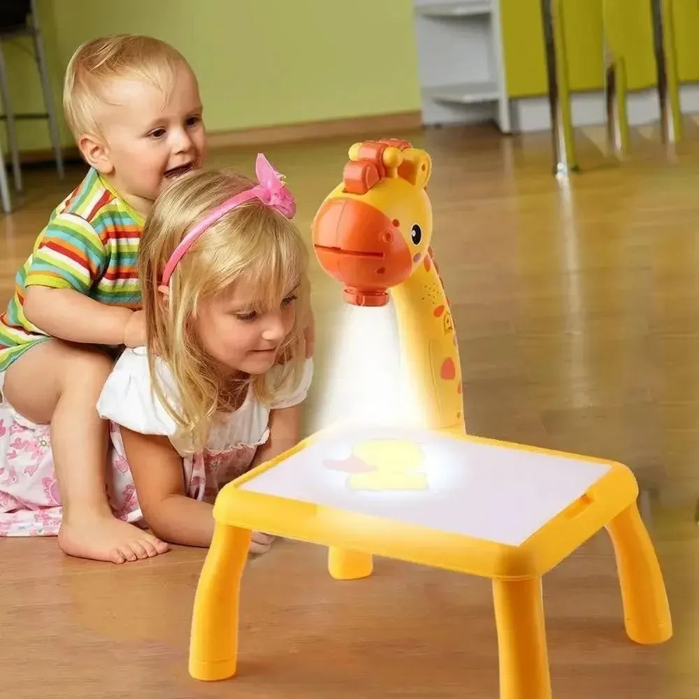 Kids projector drawing desk