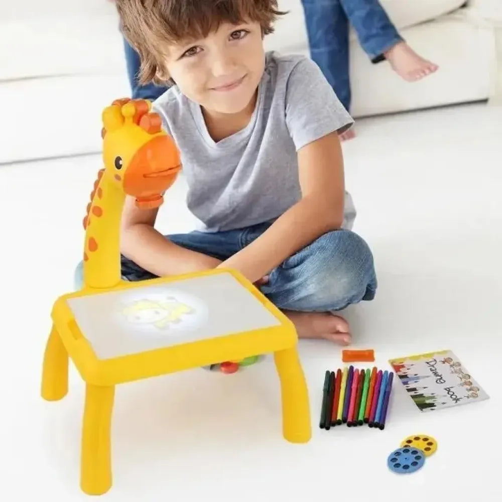 Kids projector drawing desk