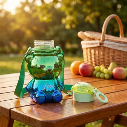 Kids straw water bottle - home & kitchen