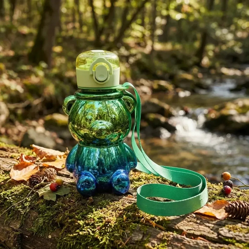 Kids straw water bottle - home & kitchen