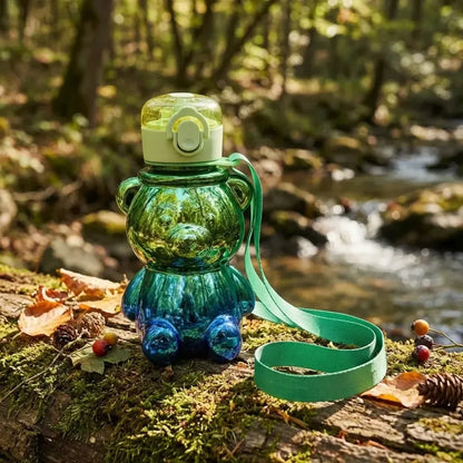Kids straw water bottle - home & kitchen