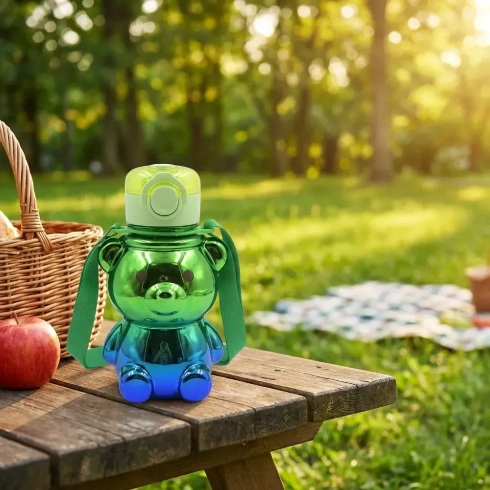 Kids straw water bottle - home & kitchen