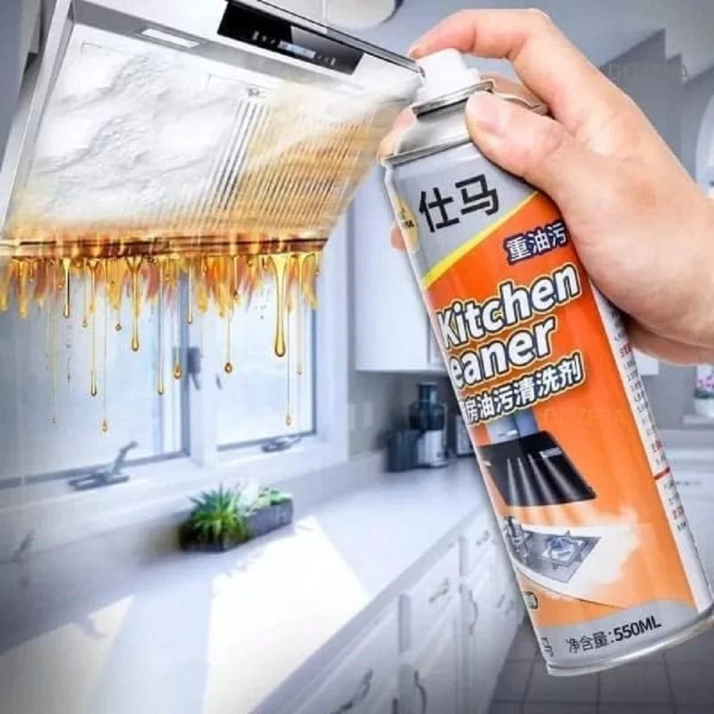 Power foam degreaser spray