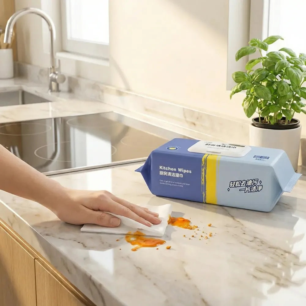 Kitchen cleaning wet wipes – 80 pcs - home &