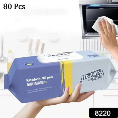 Kitchen cleaning wet wipes – 80 pcs - home &