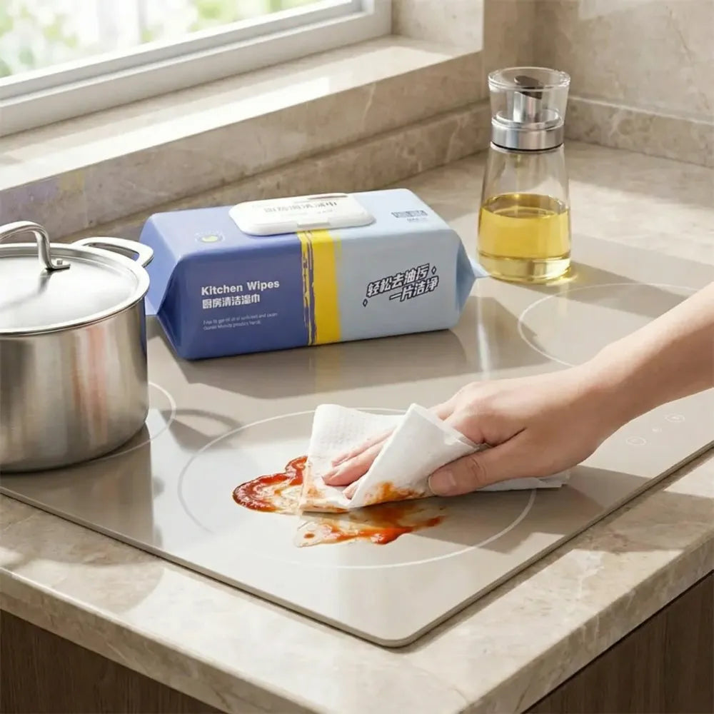Kitchen cleaning wet wipes – 80 pcs - home &