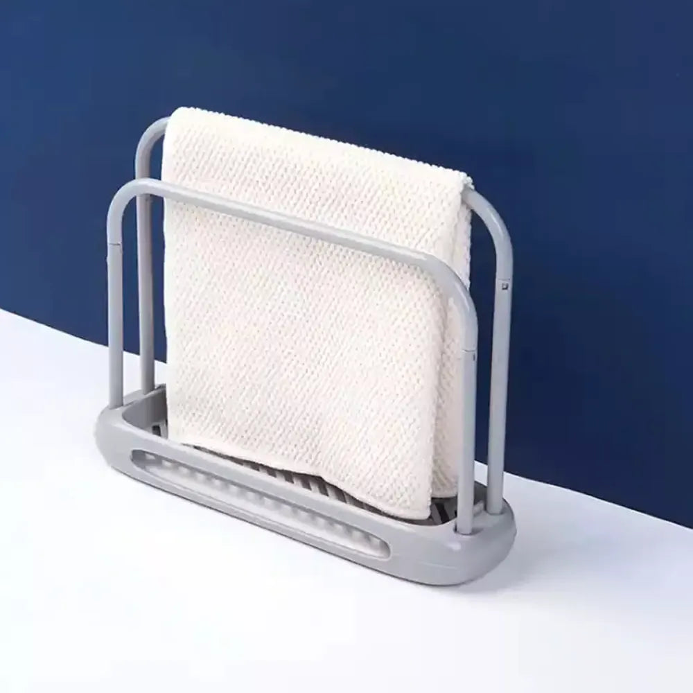 Kitchen dish towel rack