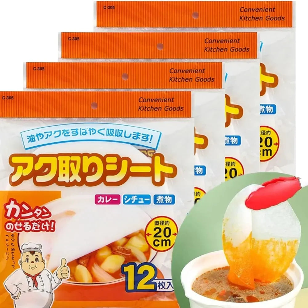 Kitchen oil absorption paper (12 pcs)