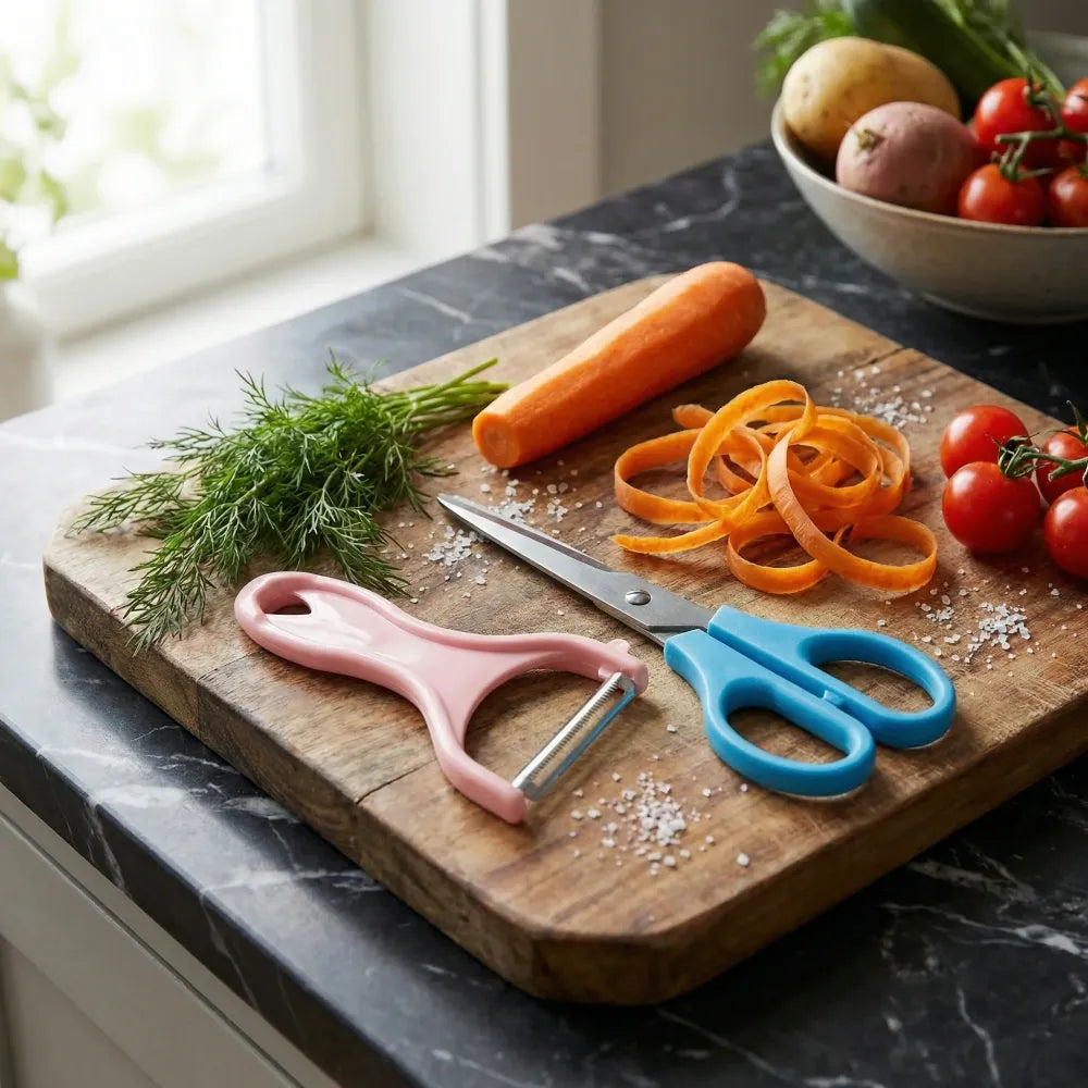 Kitchen scissors & peeler set - home