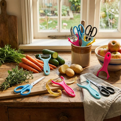 Kitchen scissors & peeler set - home