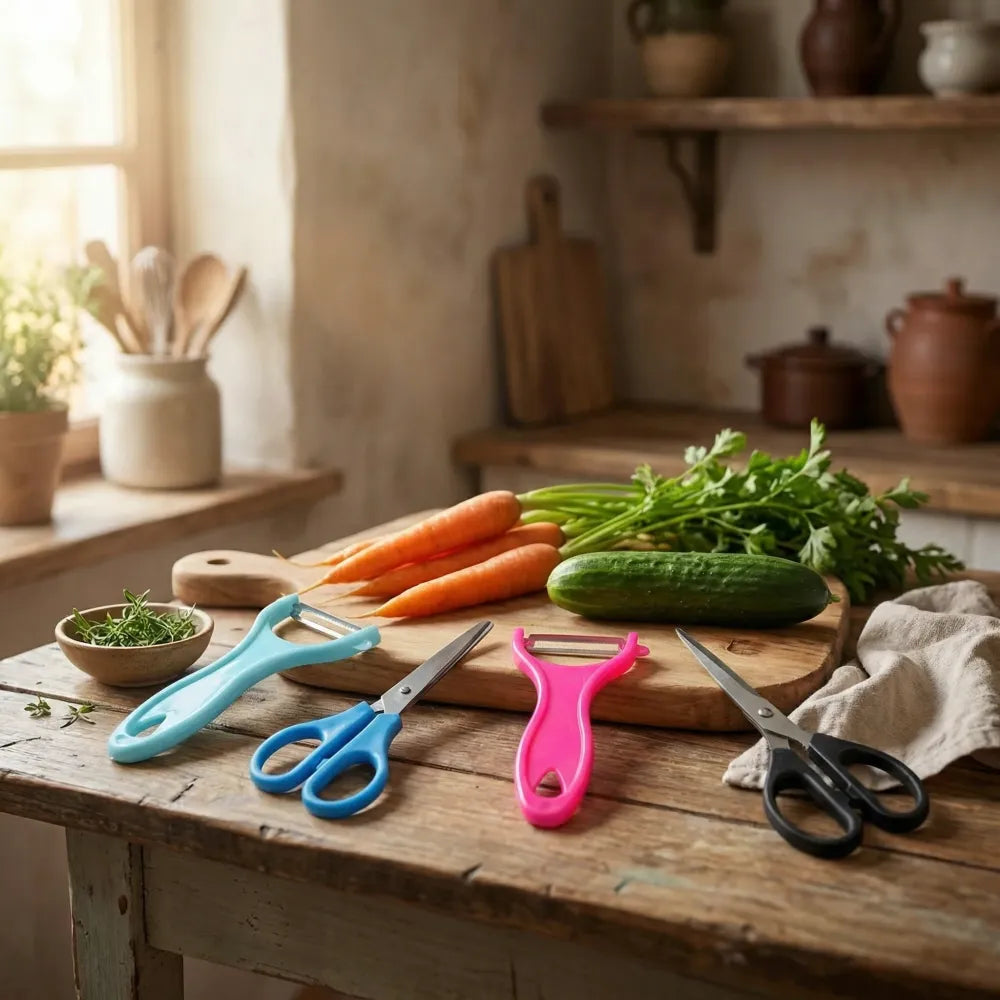 Kitchen scissors & peeler set - home