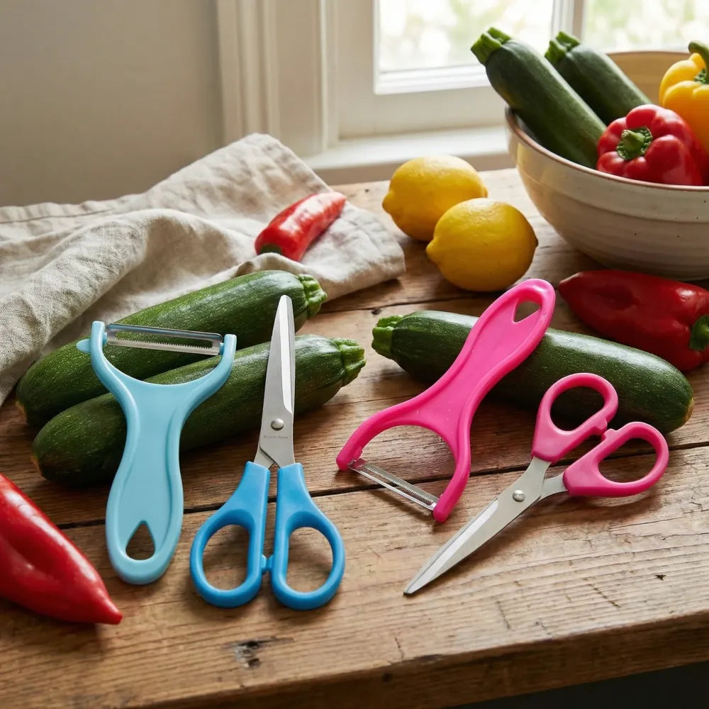 Kitchen scissors & peeler set - home