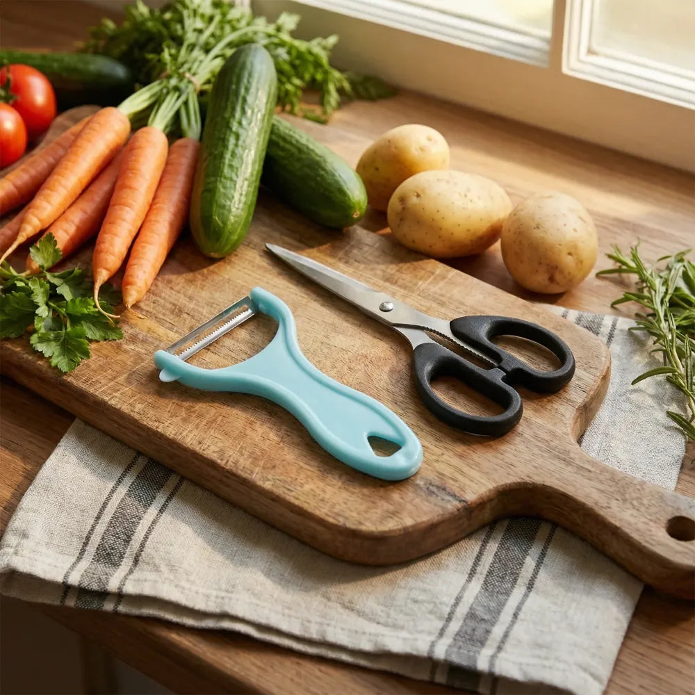 Kitchen scissors & peeler set - home