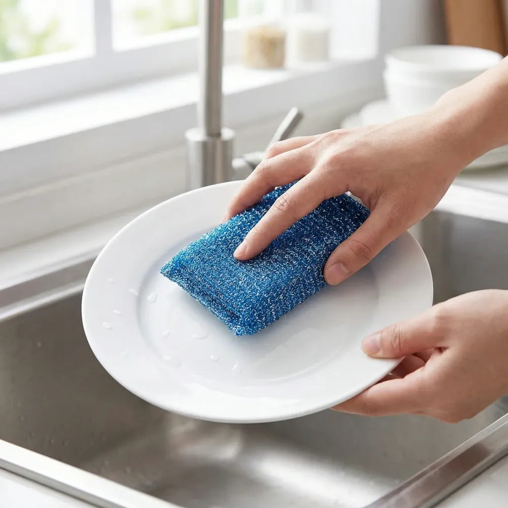 Kitchen utensil scrubber pads – pack of 12 - home &