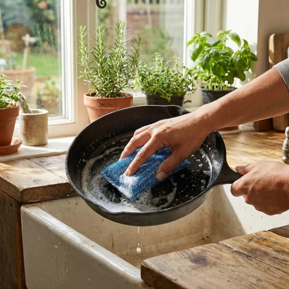 Kitchen utensil scrubber pads – pack of 12 - home &