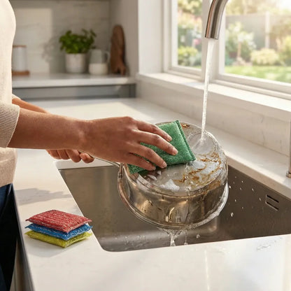 Kitchen utensil scrubber pads – pack of 12 - home &