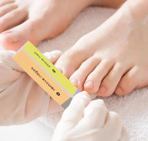 8-way nail buffer block – multicolor