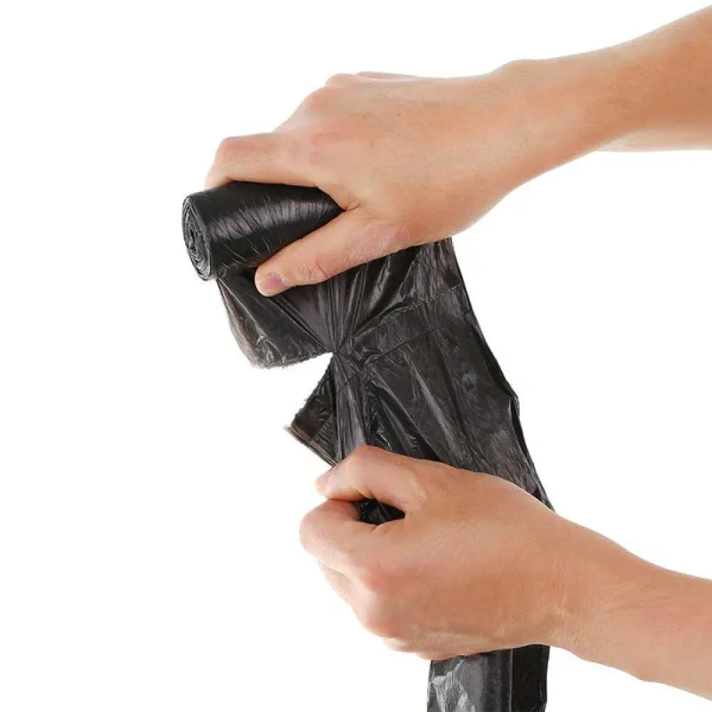 Large black garbage bags