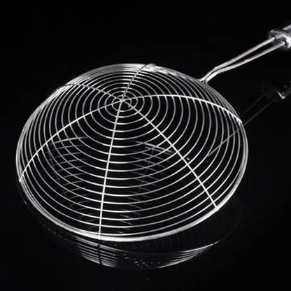 Large stainless steel oil strainer - home & kitchen