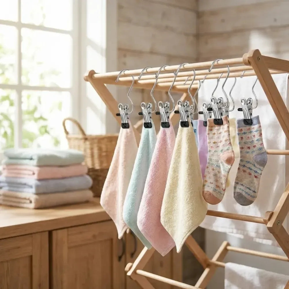 Laundry hanging clips – pack of 10