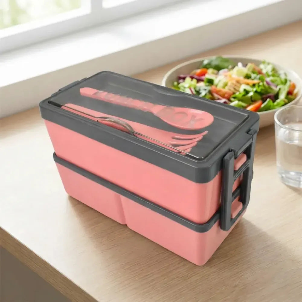 Leak-proof 3-compartment lunch box - home & kitchen