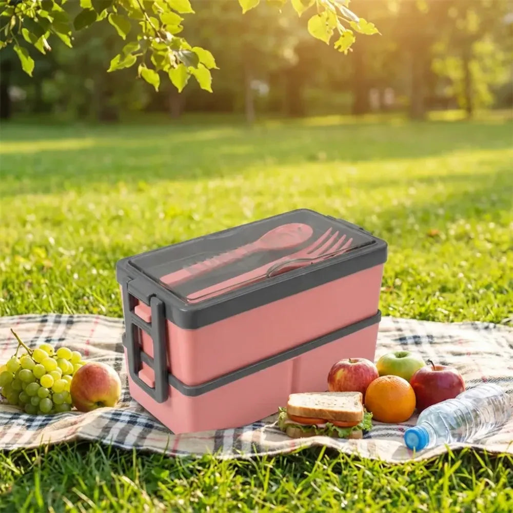 Leak-proof 3-compartment lunch box - home & kitchen
