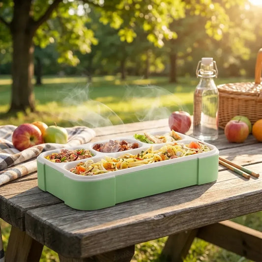 Leak-proof 4-compartment lunch box - home improvement